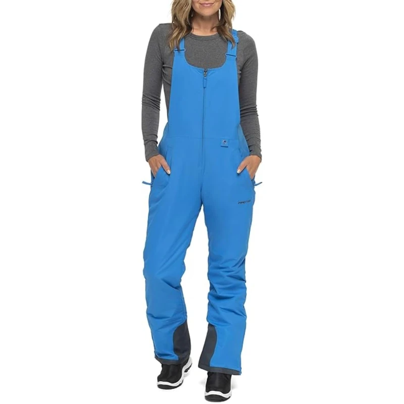 Arctix Women's Essential Insulated Bib Overalls, Marina Blue, 4X (28W-30W) Short