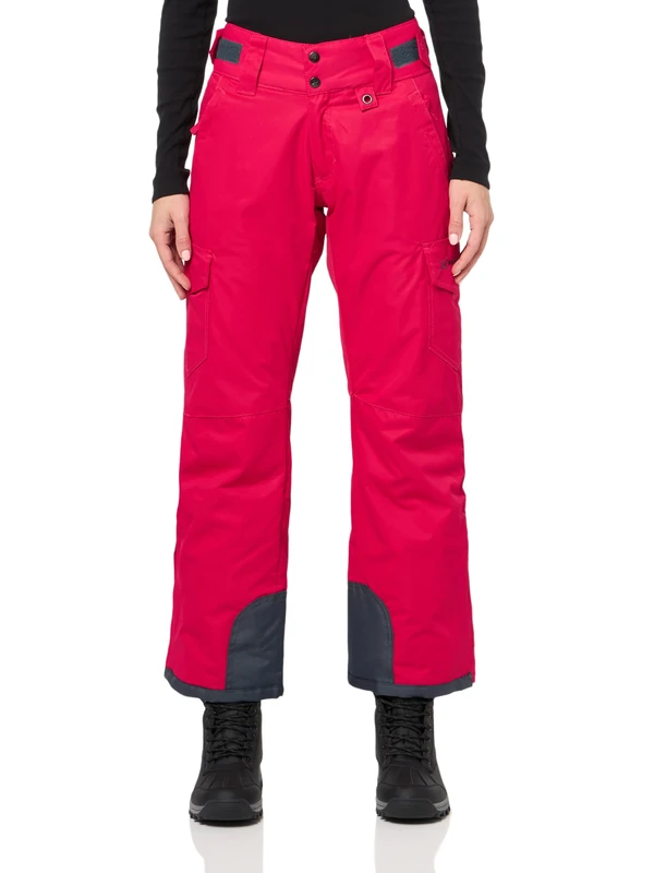 Arctix Women's Snow Sports Insulated Cargo Pants, Rose, Small (4-6) Short