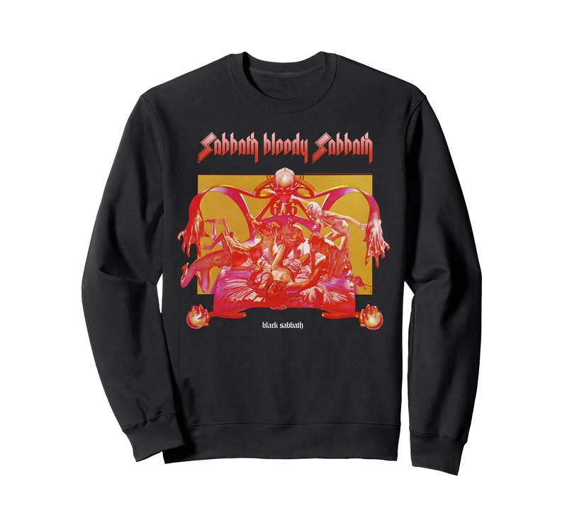 Black Sabbath Official Sabbath Bloody Sabbath Bright Sweatshirt - Image 1