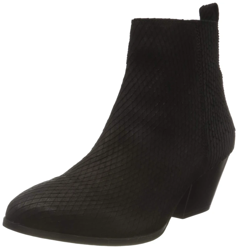 Buffalo Women’s Bootie,Snake Black,3.5 UK