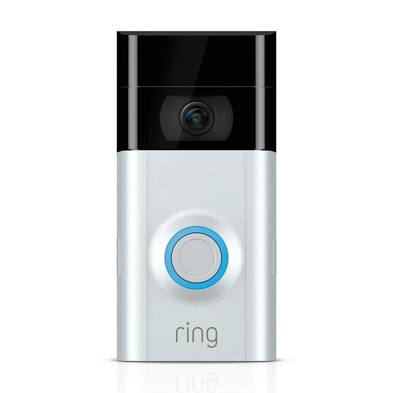 Certified Refurbished Ring Video Doorbell 2 | 1080p HD Video, Two-Way Talk, Motion Detection, Wi-Fi Connected| 30-day free trial of Ring Home