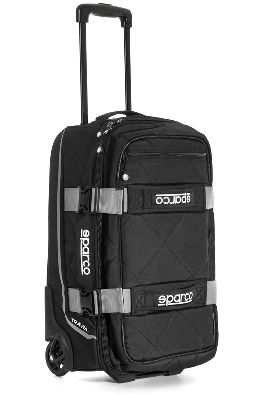 Sparco Black/Silver Travel Bag