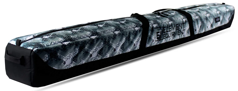 Element Equipment Deluxe Padded Ski Bag Single - Premium High End Travel Bag Diamond 175