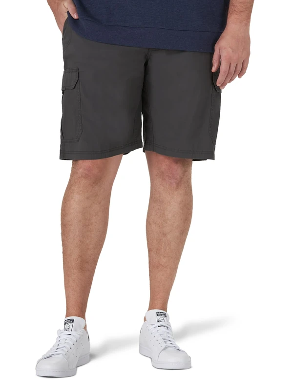 Lee Men's Extreme Motion Crossroad Cargo Short, Anthracite, 4X-Large