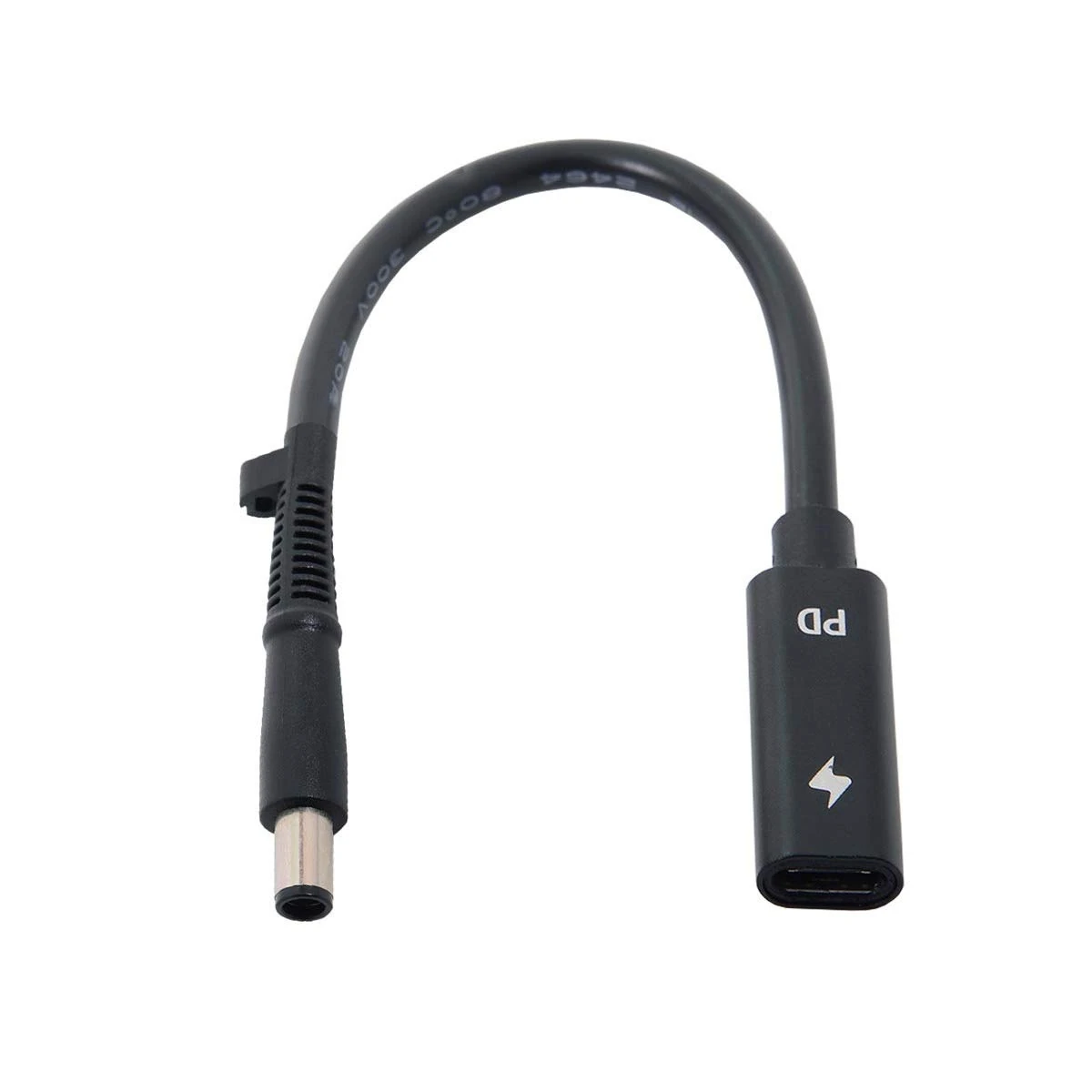 Cablecc Type C USB-C Female Input to DC 7.4 * 5.0mm Power PD Charge Cable fit for Laptop 18-20V