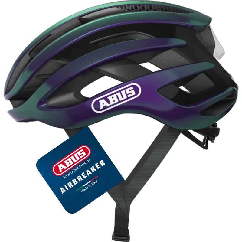 ABUS AirBreaker road bike helmet - high-end bike helmet for professional cycling - for teenagers and adults - helmet for men and women
