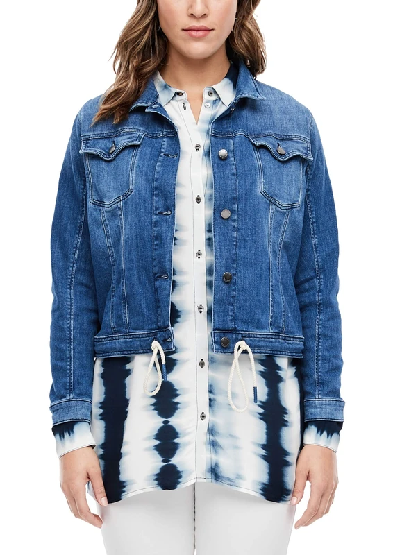 TRIANGLE Women's 301.10.003.15.150.2036376 Denim Jacket, Deep Blue, 3XL
