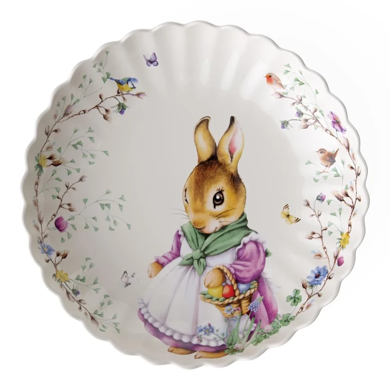 Villeroy & Boch Spring Fantasy Large Emma, Bowl for Sweets, Premium Porcelain, 30 x 6 cm, 30 x 6 cm