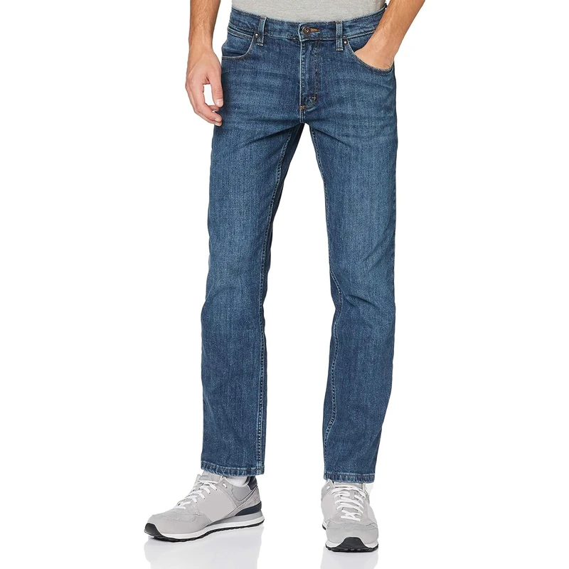 Wrangler Men's Straight Fit Regular Fit Straight Leg Jeans