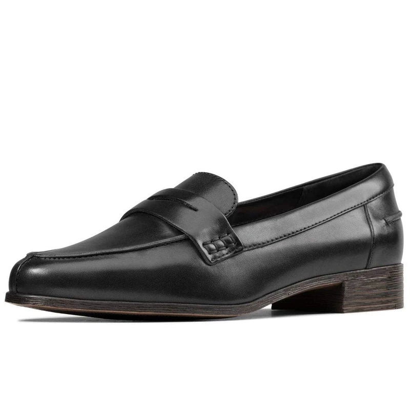 Clarks Women's Hamble Loafer, Black Leather, 6.5 UKClarks Women's Hamble Loafer, Black Leather, 6.5 UK