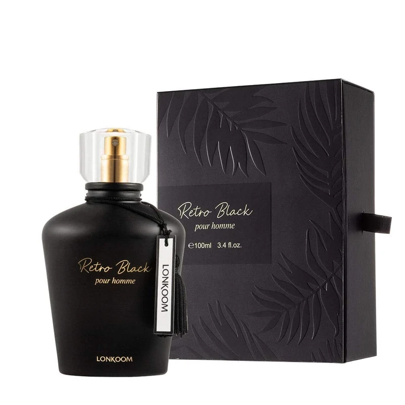 Retro Black by Lonkoom for Men - 3.4 oz EDT Spray