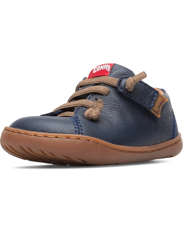 Camper Boys Peu Cami First Walkers 80212 Sneaker, Navy, 6 UK