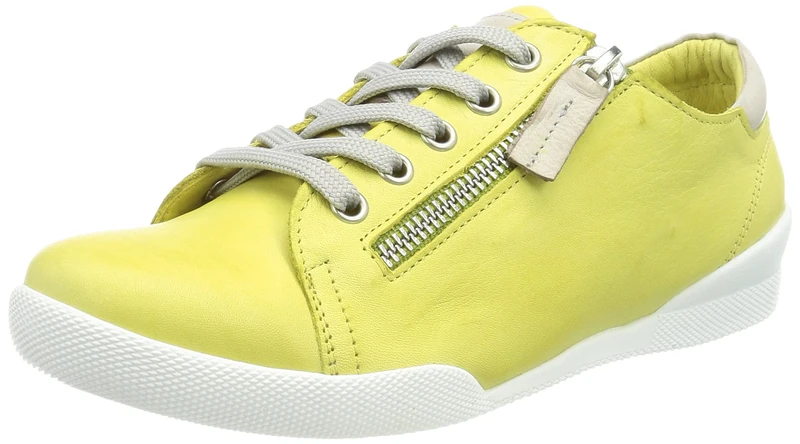 Andrea Conti Women's 347839 Sneaker, Limone/Silbergrau, 6 UK
