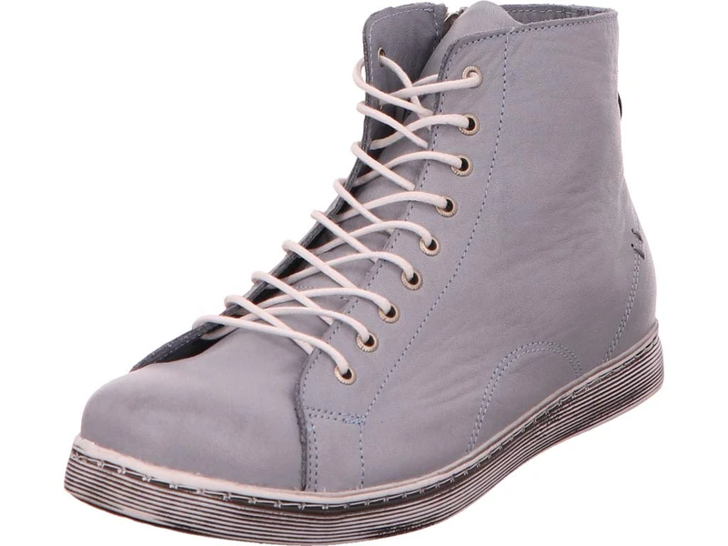 Andrea Conti Women's Lace-Up Sneaker, lightgrey, 8 UK