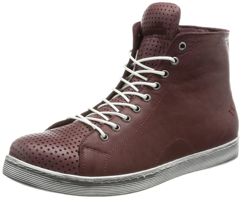 Andrea Conti Women's 345728 Sneaker, Burgundy, 4 UK
