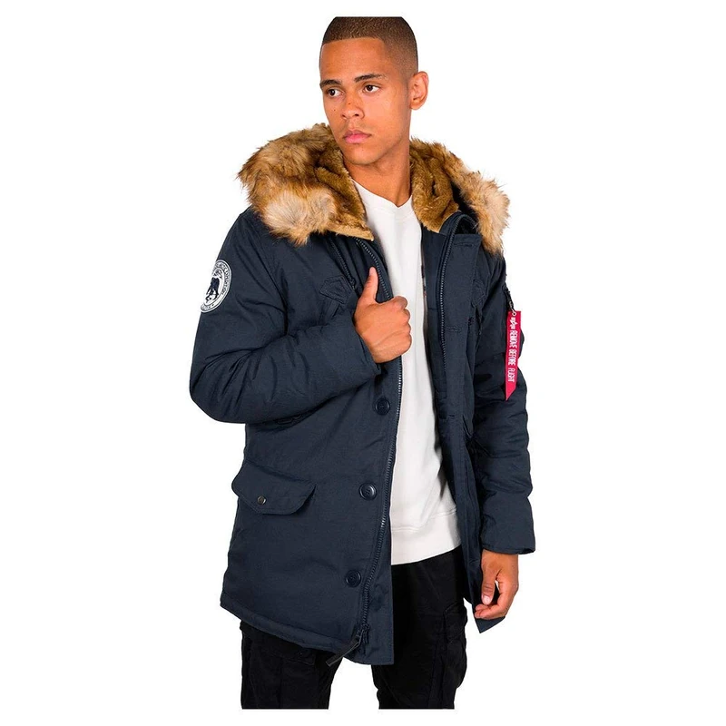 Alpha Industries Winter Jacket for Men Rep.Blue
