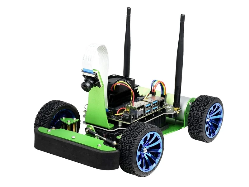 Waveshare JetRacer AI Racing Robot, Powered by Jetson Nano DonKeyCar with Deep Learning Slef Driving and Vision Line Following