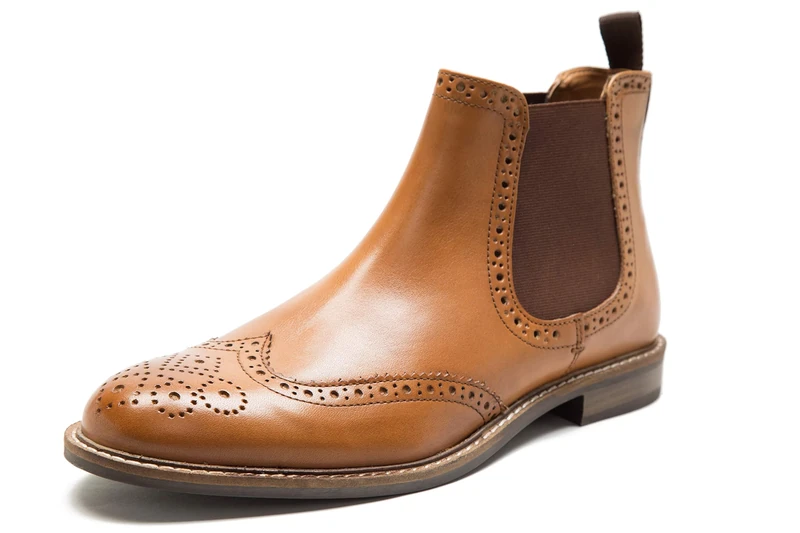 Red Tape Men’s Downton side gusset chelsea Formal Brogue Boot