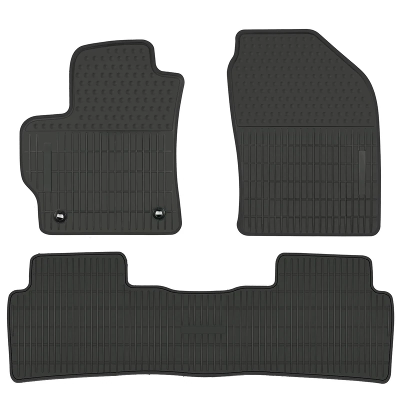 San Auto Car Rubber Floor Mat Custom Fit for Toyota Corolla Sedan 2020 2021 2022 Automatic Transmission Full Black Auto Liner Mats All Weather Heavy Duty Odorless No im Hatchback Model
