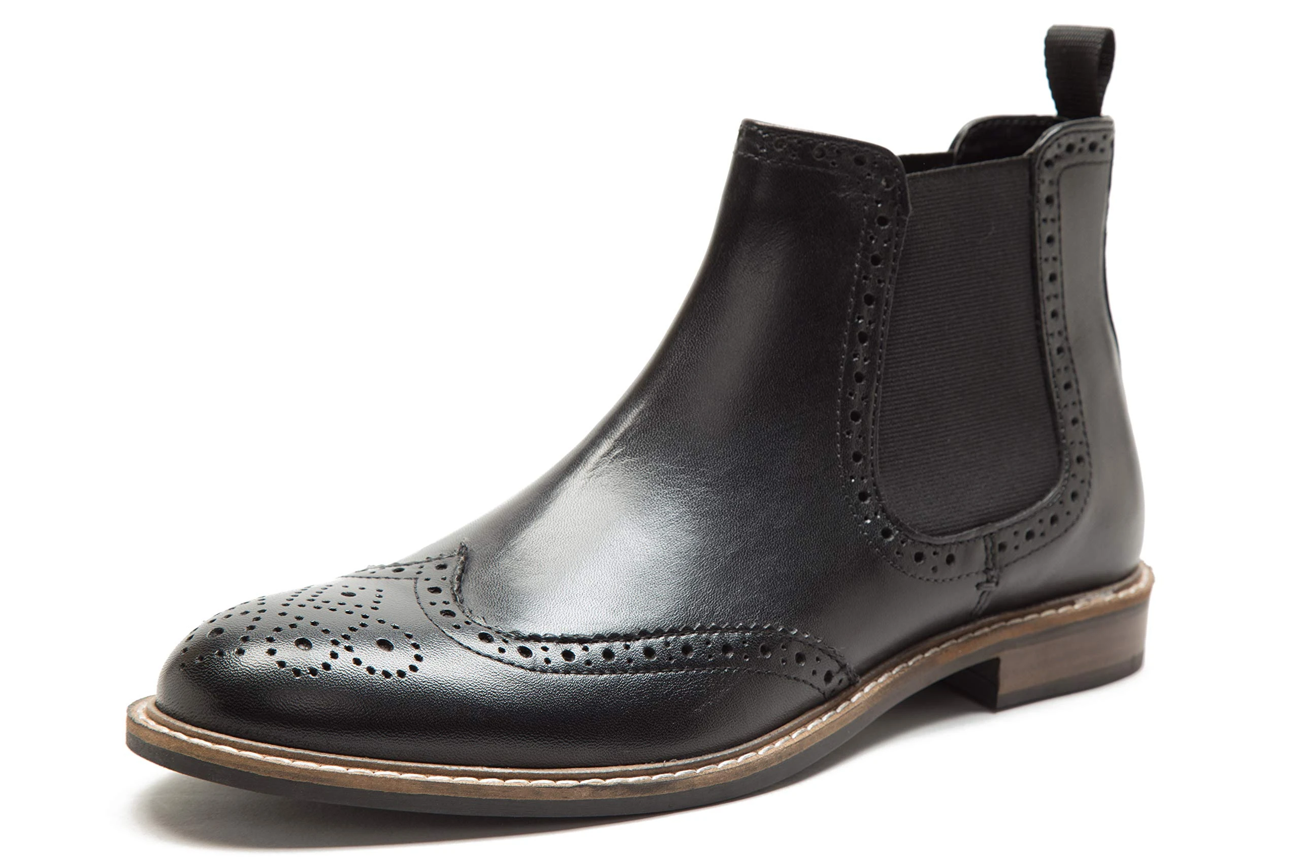 Redtape Mens Downton Leather Ankle Boots (8 UK) (Black)