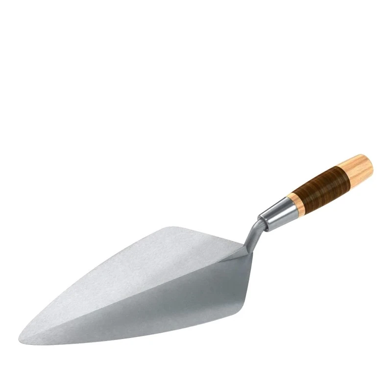 Bon 72-575 Brick Trowel Forged 12-inch Narrow London Leather Handle