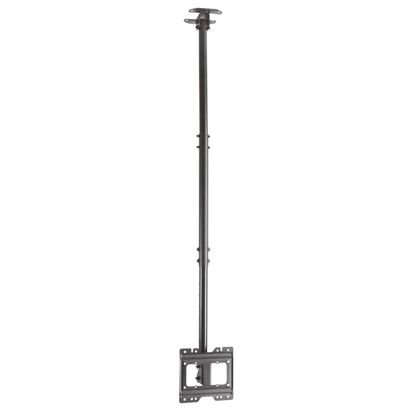 AISENS CT43TSE-053 - Ceiling Mount Eco Rotatable, Tilting and Extendable for Monitor/TV 50 kg from 23-42, Black