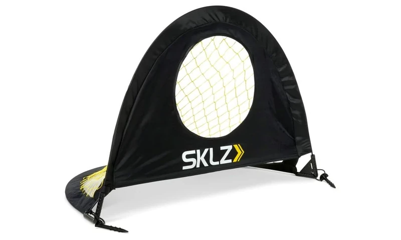 SKLZ Precision Pop-Up Soccer Goal, Durable 2-in-1 Design for Training and Games, Lightweight, Easy Setup, Includes Carry Bag - 183 x 122cm, Perfect for Coaches, Players, Outdoor Practice, Home Use