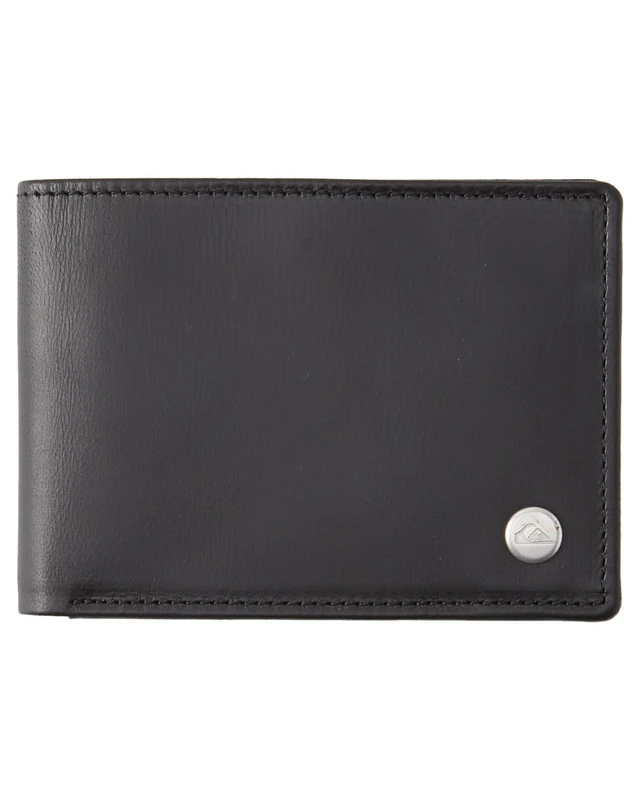 Quiksilver Men's Mack Wallets, Black, Dimensions: Medium 4.5" 3.5" [h] / 12[w] x 9[h] cm - Image 1
