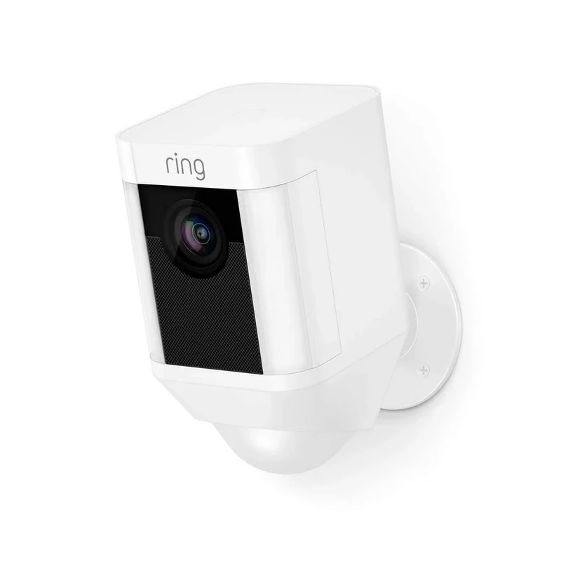 Certified Refurbished Ring Spotlight Cam Battery by Amazon | HD Security Camera with LED Spotlight, Alarm, Two-Way Talk, Battery Operated| 30-day free trial of Ring Home