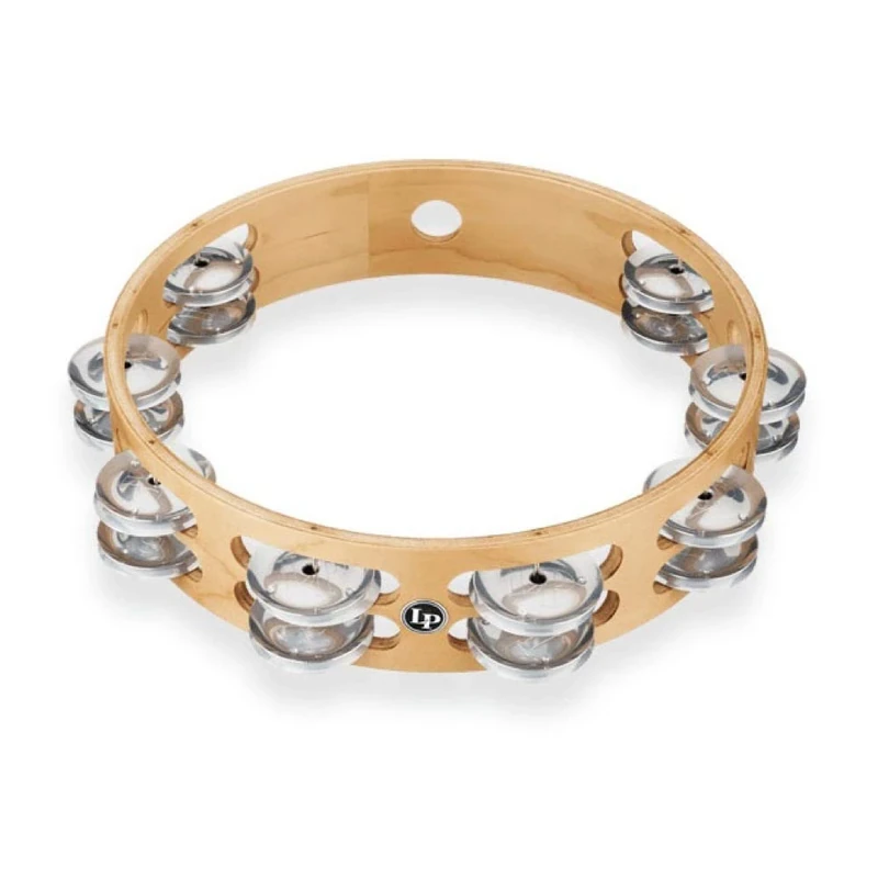 Latin Percussion Tambourin Pro 10in Double Row LP380B-AL LP380B-AL