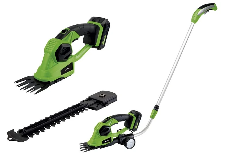 Hand Trimmer Kit | Extendable with Wheels | 18 V Li-Ion Battery | 1200 RPM - Image 1