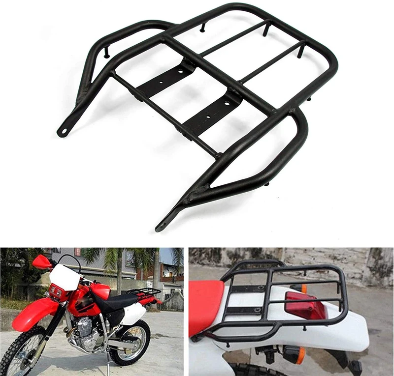 COPART Motorcycle Rear Luggage Rack For Honda XR250 XR400 1996-2004,Black (TZ-XLJ-DB01)