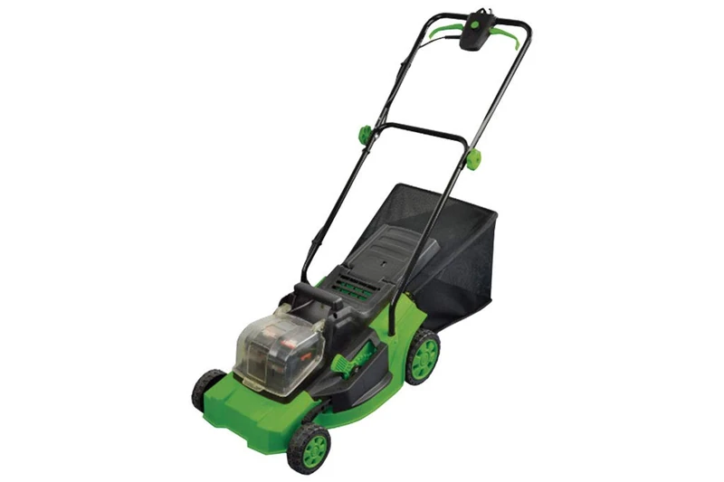 Cofan Electric Lawn Mower with Wheels | Two 18V = 36V Batteries | 3200RPM | 5 Positions or Cutting Heights - Image 1