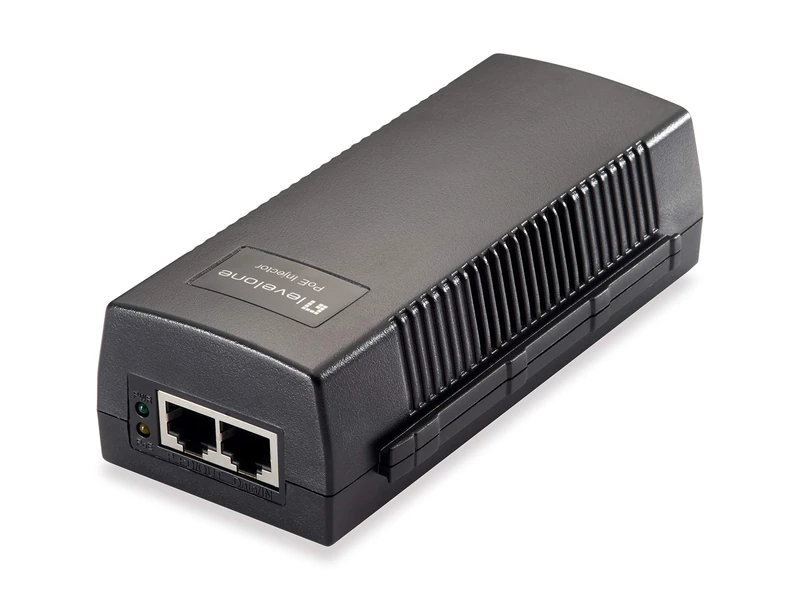 LEVEL ONE Poi-3010 Fast Ethernet PoE Injector Adapter E - Gigabit Ethernet, 52 V