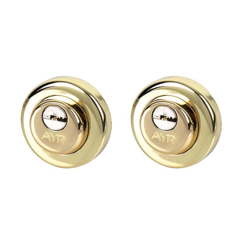 AYR Double Cylinder 103-37CC Brass, Gold, 0 - Image 1