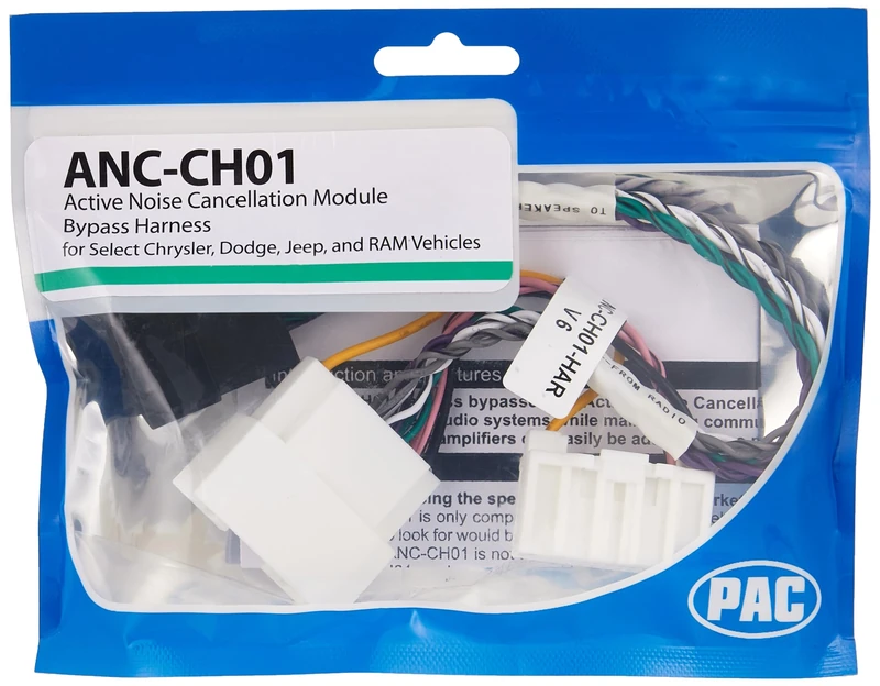 PAC ANC-CH01 ANC-CH01 Factory ANC Module Bypass Harness for Select Chrysler, Jeep, and Ram Vehicles - Image 1
