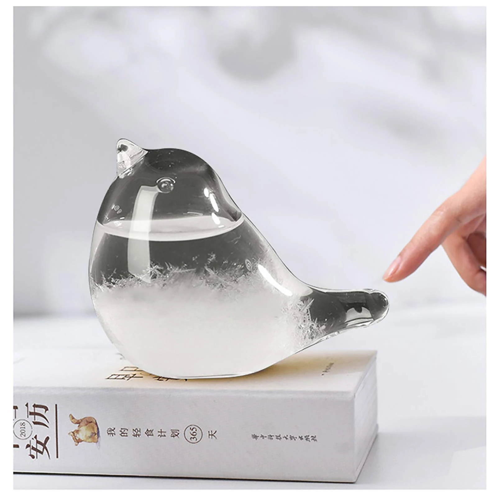 SUNJULY Storm Glass, Unusual Gifts Women Ladies,Weather Stations Weather Forecaster Barometer for Valentines Day Gifts, Unique Gifts for Women