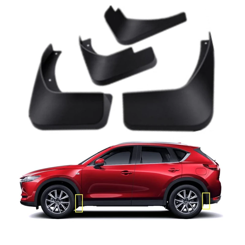 TOPGRIL Mud Flaps Kit for Mazda CX-5 CX5 2017-2022 Mud Splash Guard Front and Rear 4-PC Set