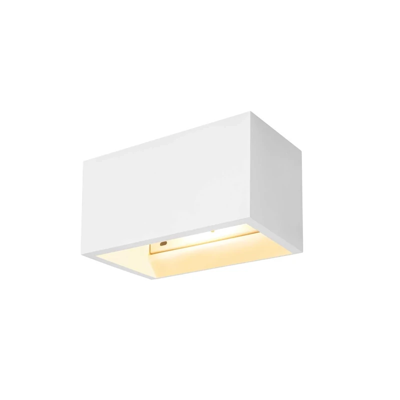SLV Wall-Mounted Light PLASTRA QT-DE12 WL/Wall Lighting Indoor, Surface-Mounted Light, Wall-Mounted Light, Ceiling Spotlight / R7s 118mm 20W White