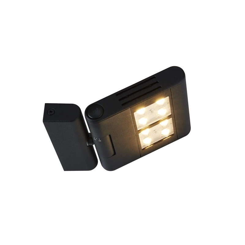 SLV Wall-Mounted Light LENITO/Internal Wall Illumination, LED spot, Surface-Mounted Light, Wall-Mounted Light, Wall spot / 3000K 24W 2450lm Black 120 Degrees