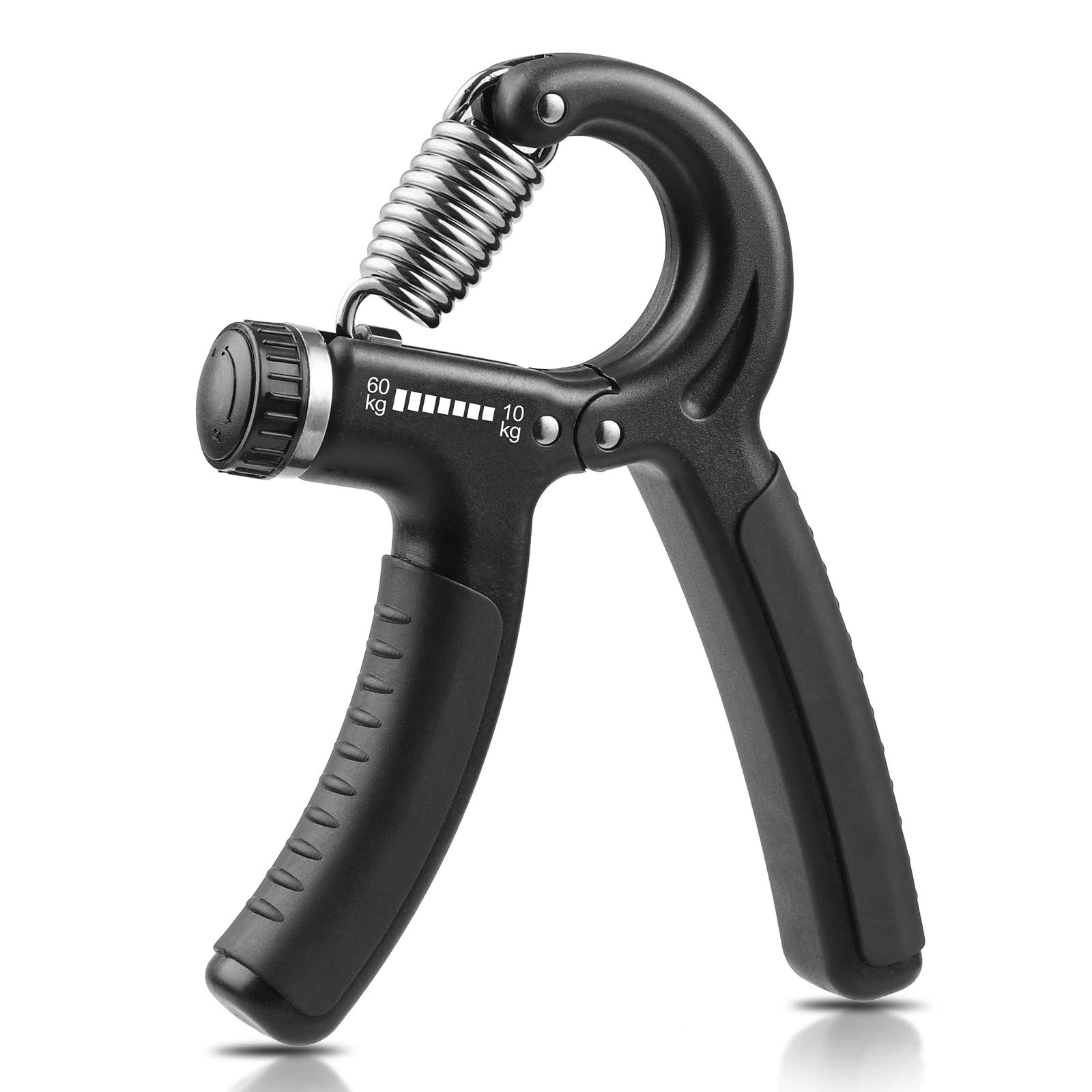 NIYIKOW Hand Grip Strengthener, Grip Strengthener, Forearm Strengthener, Adjustable Resistance 22-132Lbs (10-60kg), Perfect for Musicians Athletes (Black, 1 Pack)