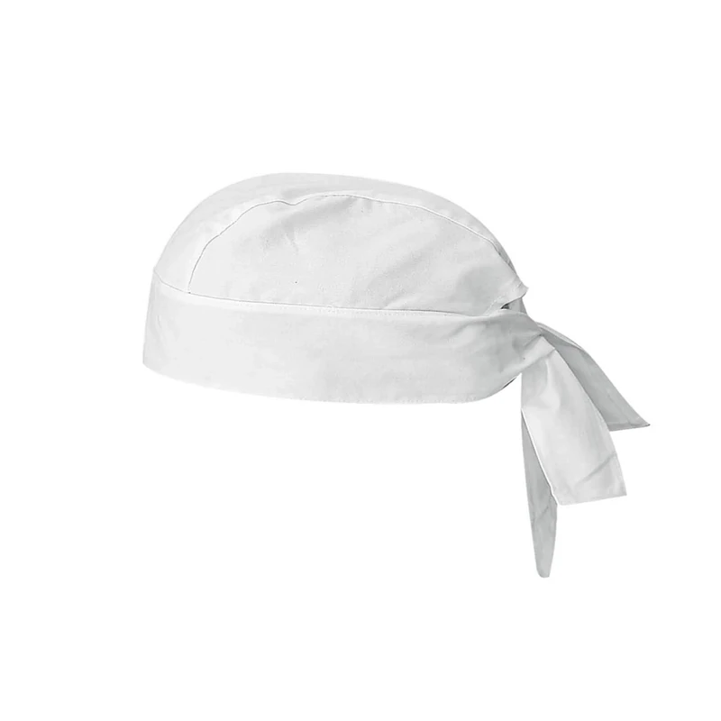 MISEMIYA Gorro Chef Bandana 926 Hat, White, Pack 100 Pcs