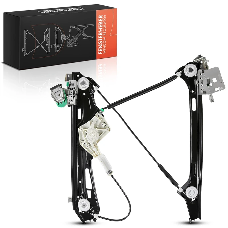 Frankberg Window Regulator Front Left Passenger Side Compatible with CLS C219 CLS 280-CLS 500 CLS 55 AMG CLS 63 AMG All Engine Coupe 2004-2010 Replace# 2197200946