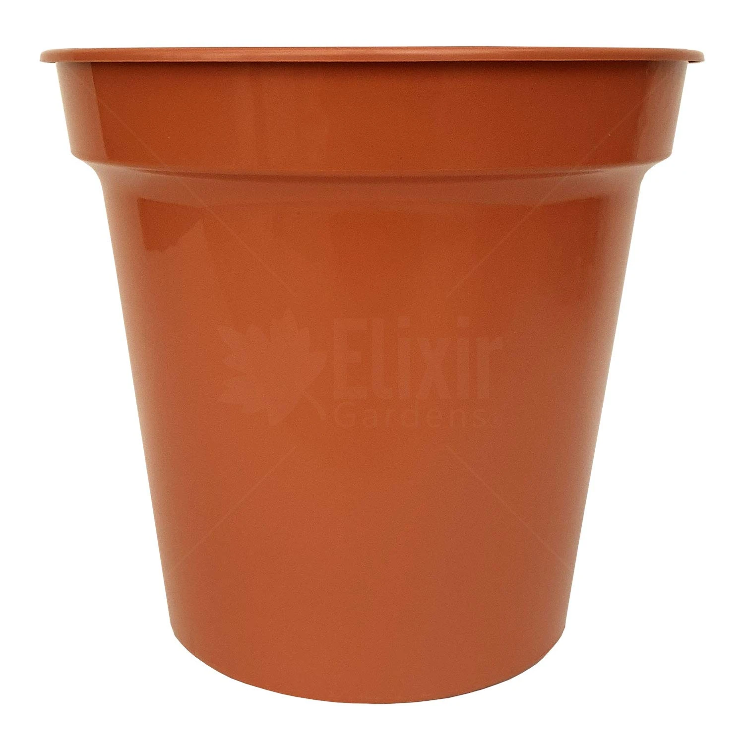 Elixir Gardens Glossy Recycled Plastic Terracotta Plant Pot Various Sizes 3,4,5,6,7,8,10,12.5,15" Various Quantities 1-50 | 7" x 40