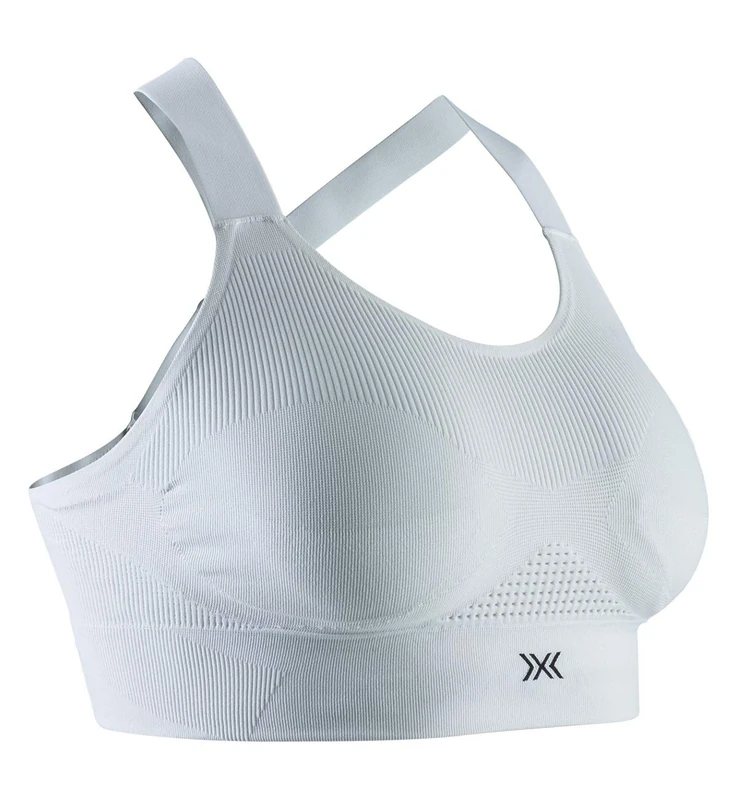 X-Bionic Energizer 4.0 Sports Bra Training Fitness Gym Jogging Wireless Bra - Arctic White, X-Small