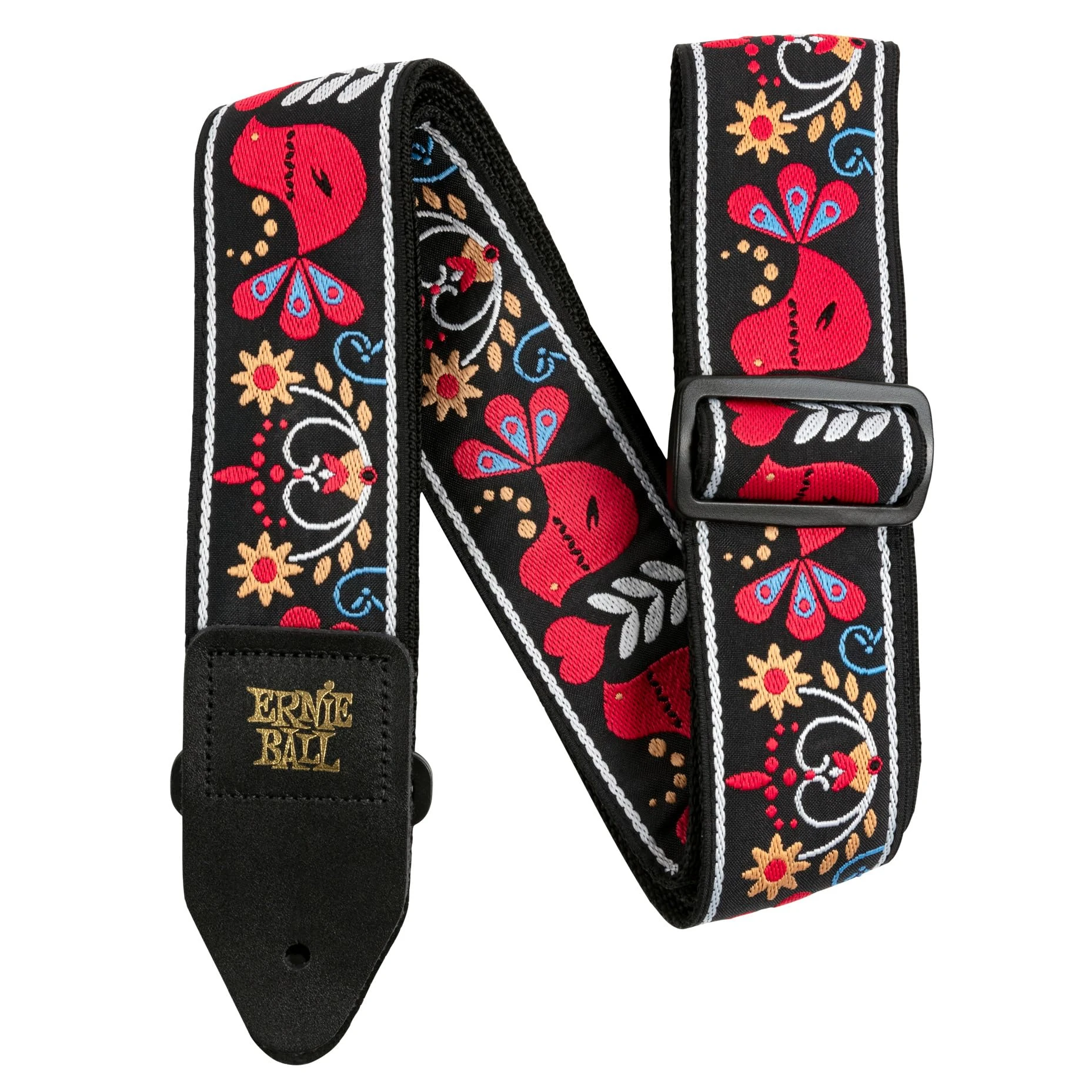 Ernie Ball Redbird Rising Jacquard Guitar Strap