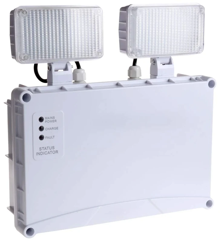 Pro Elec PEL00581 Twinspot E mergency LED Light, Lu mens: 600l m