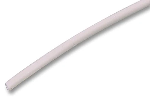 Pro Power 13694 2:1 Nor mal Wall Fla me Retardant Heatshrink Tubing, 12.7 mm x 100 m, White