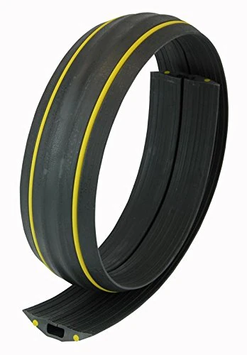 Pro Power HAZ/1 3 m 14 x 8 mm Cable Protector with Hazard Warning Profiles, 3 m