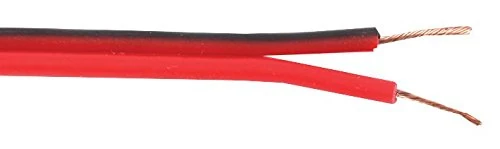 PRO POWER 100m Figure-8 Speaker Cable Reel – 14 x 0.2mm² Stranded Copper, Red & Black, Flexible PVC Jacket - Image 1